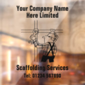 steigerbedrijf raamsticker (Vel 2)