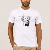 Steigerbouwer Bouwt Steigers T-shirt (Voorkant)