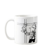 Steigerbouwer Cartoon Koffiemok