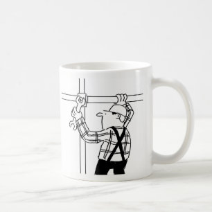 Steigerbouwer Cartoon Koffiemok
