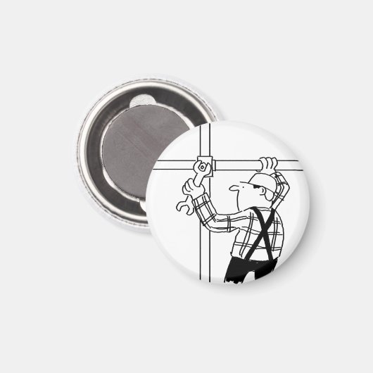 Steigerbouwer met Steiger Magneet (Voorkant / Achterkant)