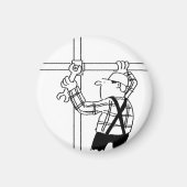 Steigerbouwer met Steiger Magneet (Voorkant)