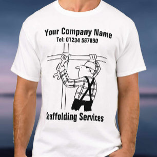 Steigerbouwer Steigerbouw Bedrijfsdienst Kleding T-shirt