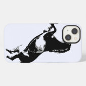Steigerend Paard iPhone Hoesje (Achterkant horizontaal)