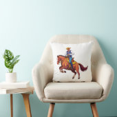 Steigerend paard met de man kussen (Stoel)