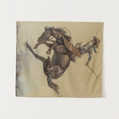 “Steigerend Paard” Westerse Kunst van Will James Wandkleed (Voorkant (horizontaal))