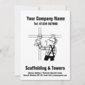 Steigerhouten Cartoon Design Kaart (Voorkant)