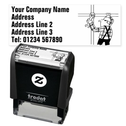 Steigersteiger en steiger, steigerbouw zelfinktende stempel