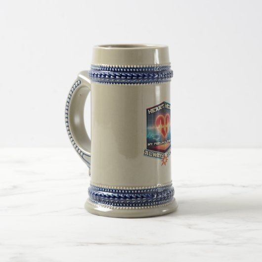 Stein, 22 oz bierpul (Voorkant links)