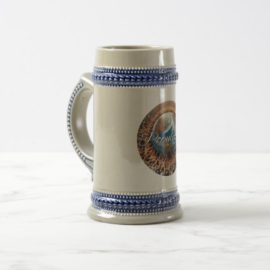 Stein, 22 oz bierpul (Voorkant links)