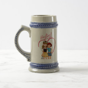 Stein, 22 oz Voor zwaarlijvigheid en beste vriende Bierpul