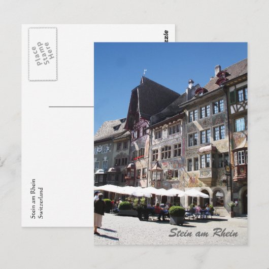 Stein am Rhein Briefkaart (Voorkant / Achterkant)