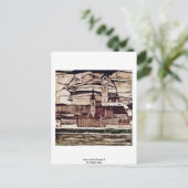 Stein an Der Donau II van Schiele Egon Briefkaart (Staand voorkant)