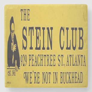 Stein Club, Midtown Atlanta Marble Stone Onderzett Stenen Onderzetter