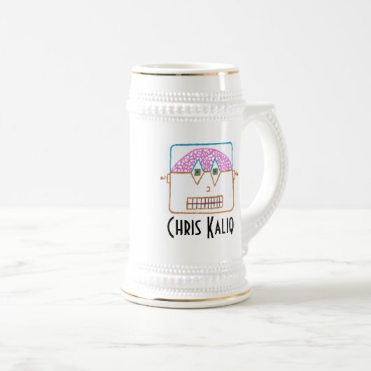 Stein - Gepersonaliseerd Bierpul (Voorkant rechts)