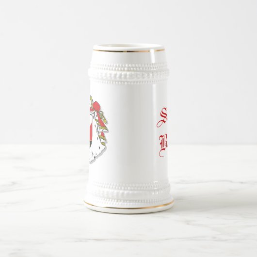 Stein - Gepersonaliseerd met de ambassadeur Crest Bierpul (Center)