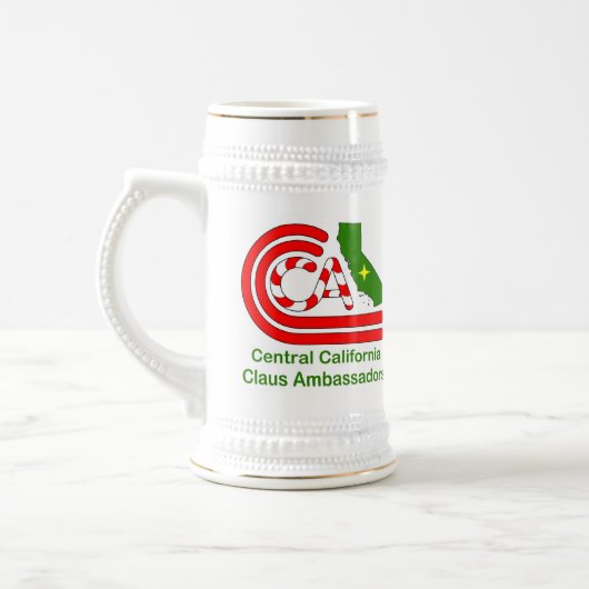 Stein - Gepersonaliseerd met de CCCA-Logo Bierpul (Links)