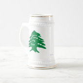 stein - Libanese cedar Bierpul (Voorkant links)