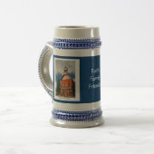 Stein met Faith Family and Friends Message Bierpul (Voorkant links)