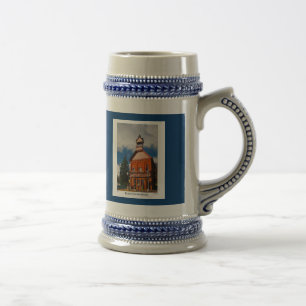 Stein met Faith Family and Friends Message Bierpul