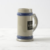 Stein met uw logo erop bierpul (Voorkant rechts)