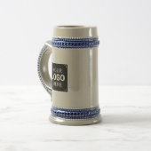 Stein met uw logo erop bierpul (Voorkant links)