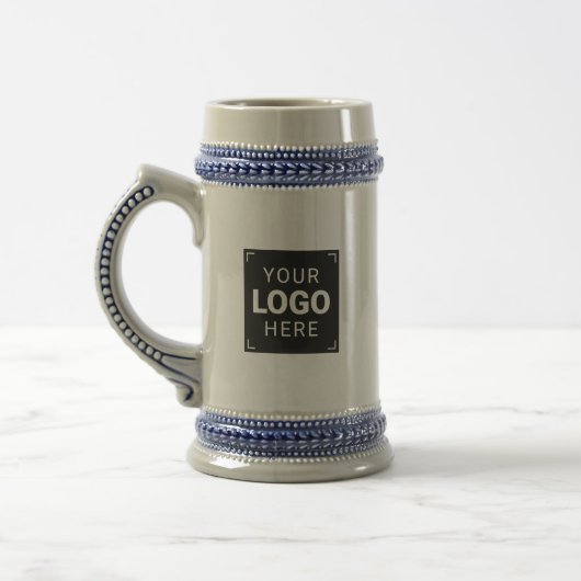 Stein met uw logo erop bierpul (Links)