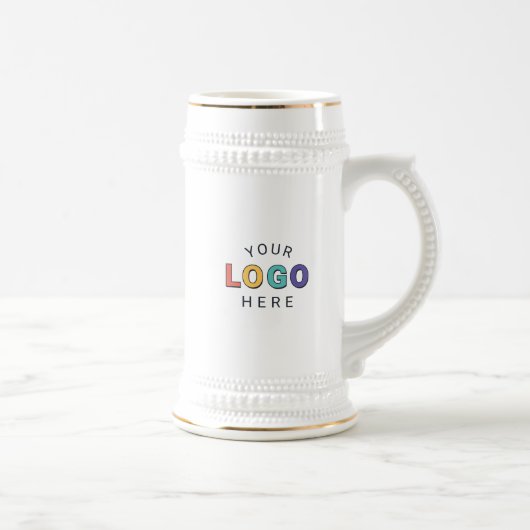 Stein met uw logo erop bierpul (Rechts)