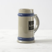 Stein met uw logo erop bierpul (Voorkant rechts)