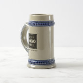 Stein met uw logo erop bierpul (Voorkant links)