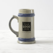 Stein met uw logo erop bierpul (Links)