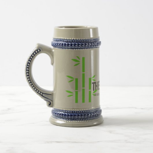 Stein mok(Grijs/Blauw) Bierpul (Links)