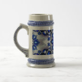 Stein Mok met Blauw Wit Kleuren Ontwerp (Links)