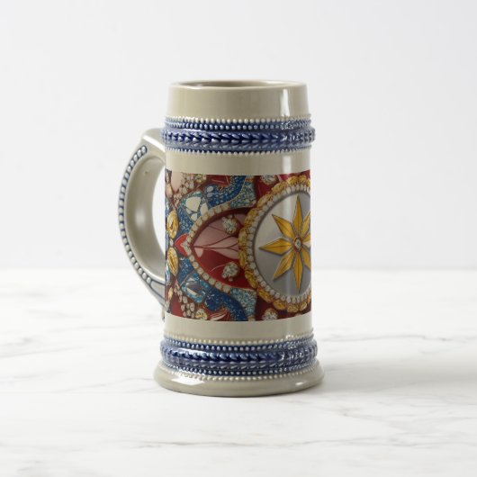 Stein Mok met Colombiaanse kleuren Design (Voorkant links)