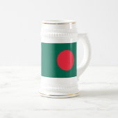 Stein Mok met de vlag van Bangladesh (Voorkant rechts)