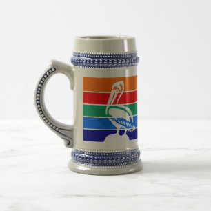 Stein Mok met de vlag van Sint-Petersburg