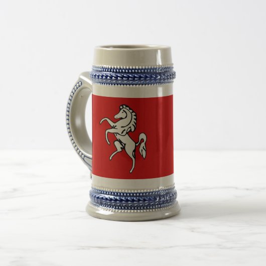 Stein Mok met Flag of Kent, Engeland (Voorkant links)