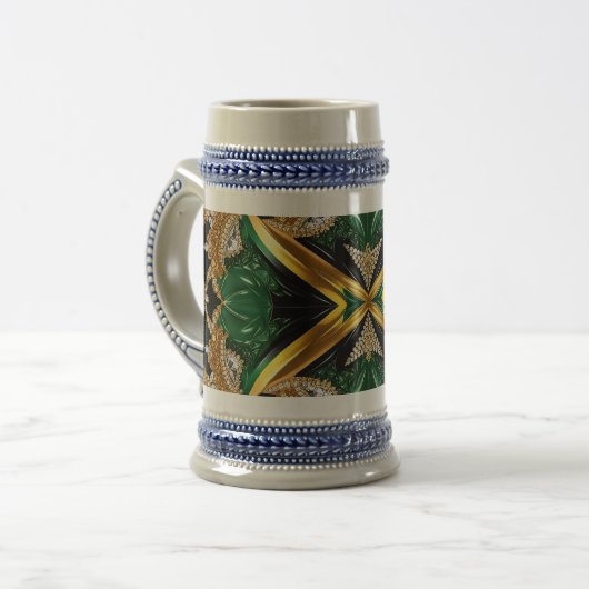 Stein Mok met Jamaicaanse kleuren Design (Voorkant links)