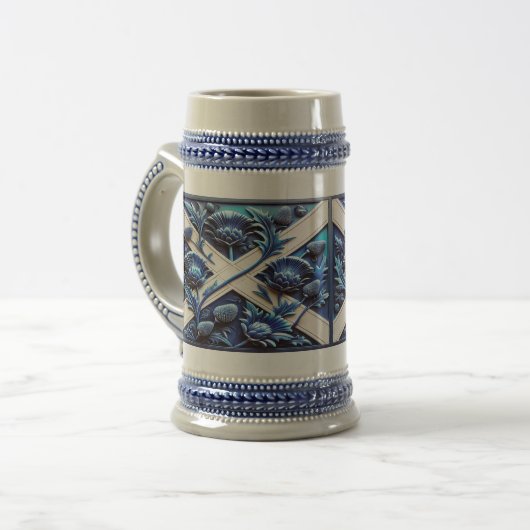 Stein Mok met Scottish Thistles Design (Voorkant links)