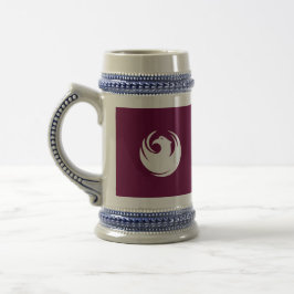 Stein mok met vlag van Phoenix City, Arizona