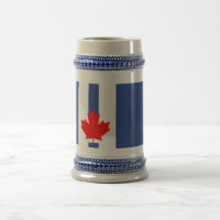 Stein mok met vlag van Toronto, Canada
