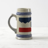 Stein mok met vlag van Utah, VS (Links)