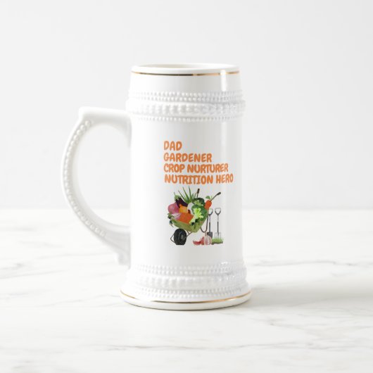 Stein mok voor Dad Gardener (Links)