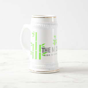 Stein mok( Wit/Goud) Bierpul