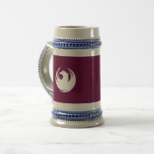 Stein Mug with Flag of Phoenix City, Arizona Bierpul (Voorkant links)