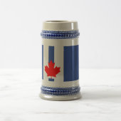 Stein Mug with Flag of Toronto, Canada Bierpul (Center)