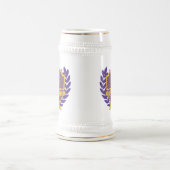 Stein Paars en Gold Bierpul (Center)