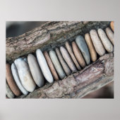 Stein und Holz (diagonaal) Poster (Voorkant)