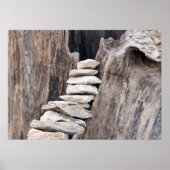 Stein und Holz (vertikal) Poster (Voorkant)