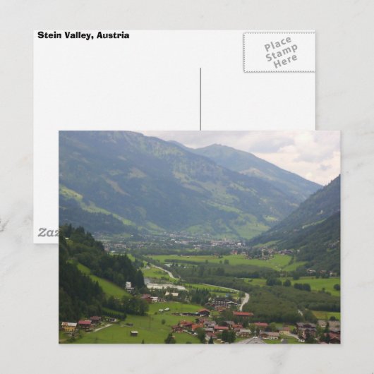 Stein Valley, Oostenrijk Briefkaart (Voorkant / Achterkant)